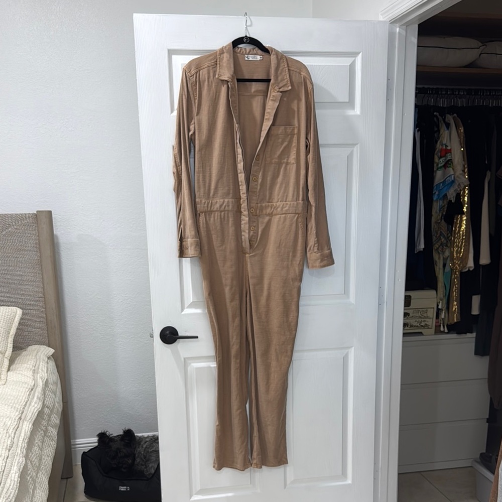 Carve Designs Beige Jumpsuit